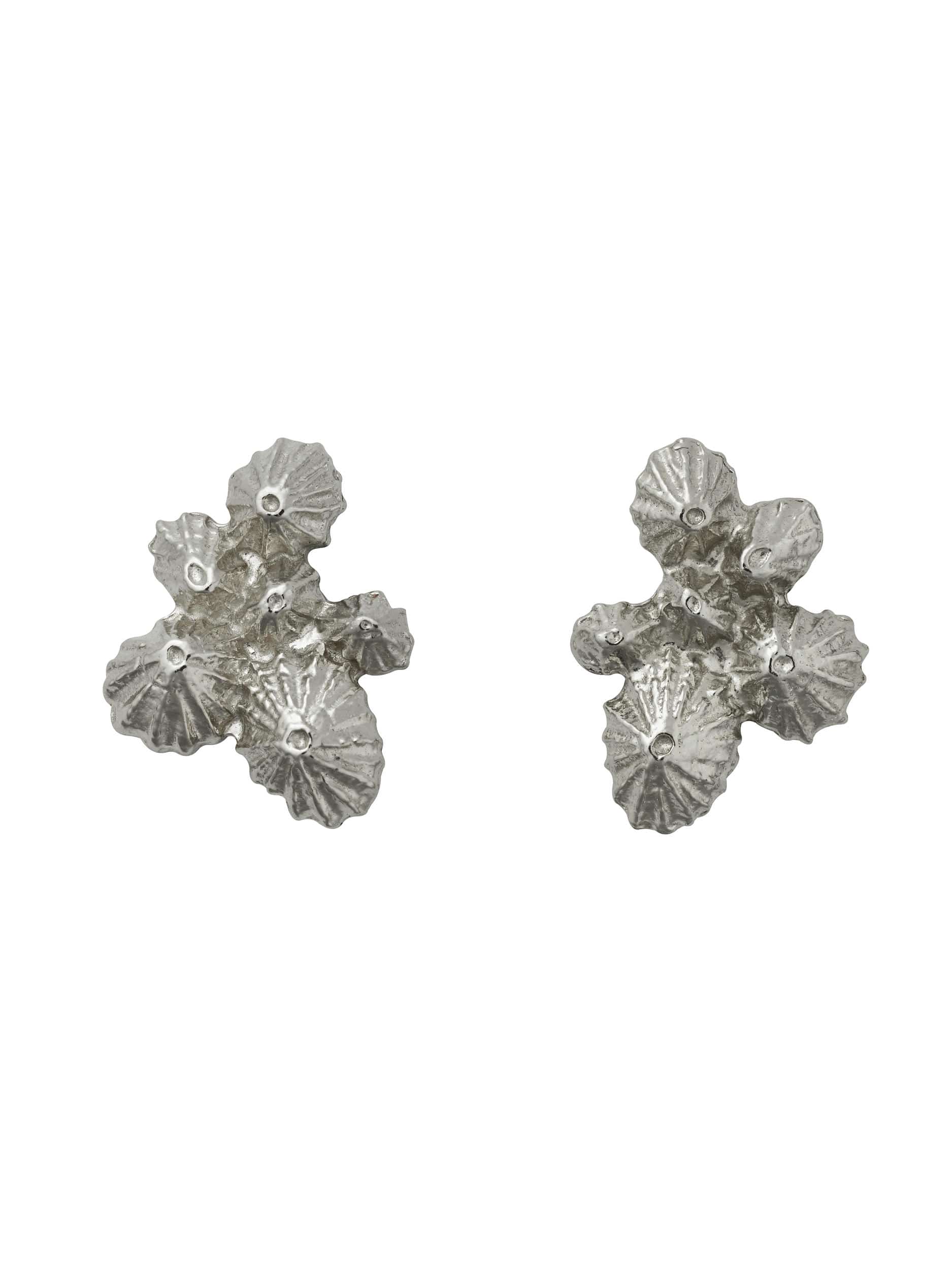 Limpet Cluster Stud Earrings - image 10 | silver
