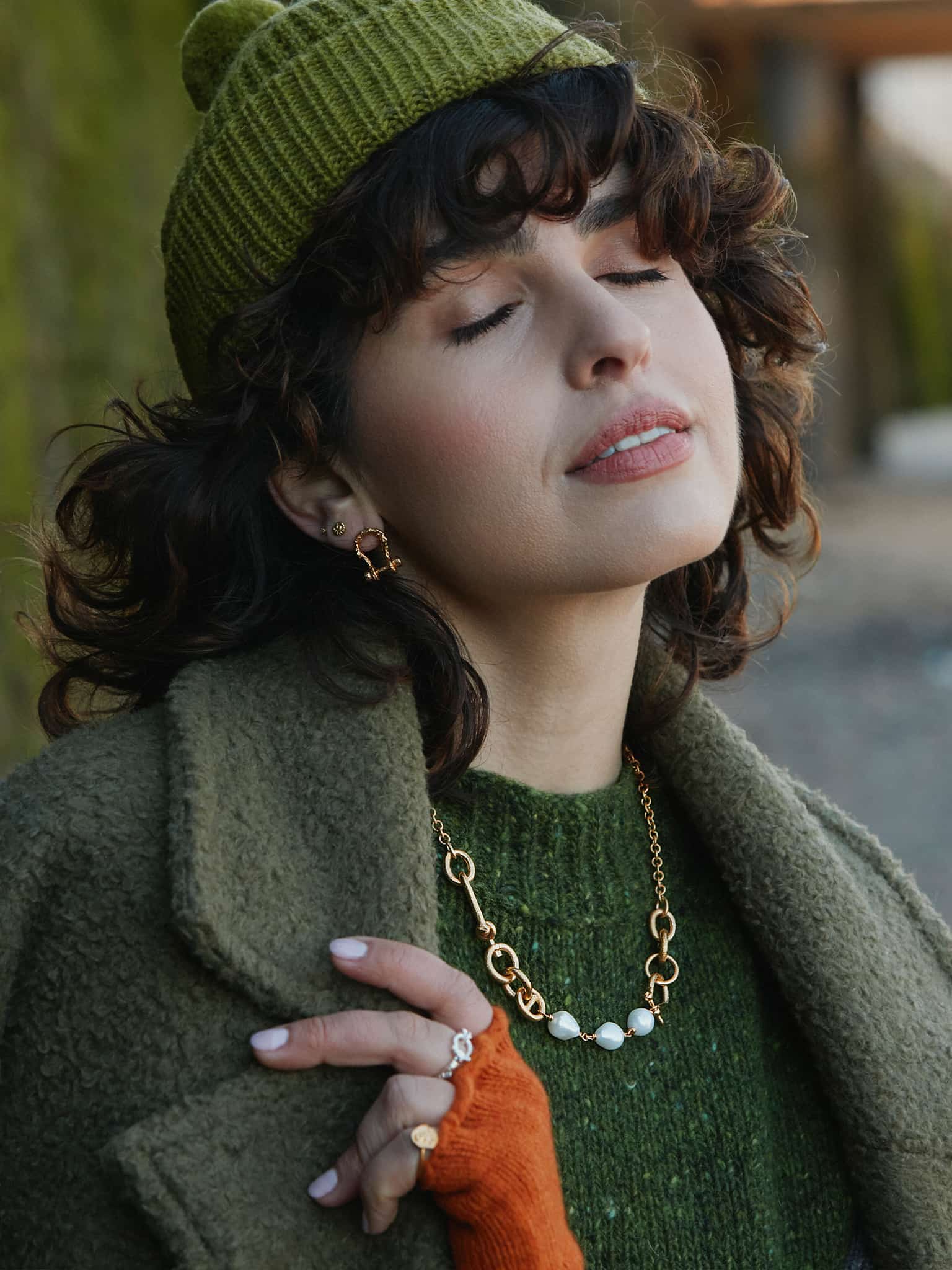 Heavy Boatyard Link Chain & Freshwater Pearl Necklace - image 3