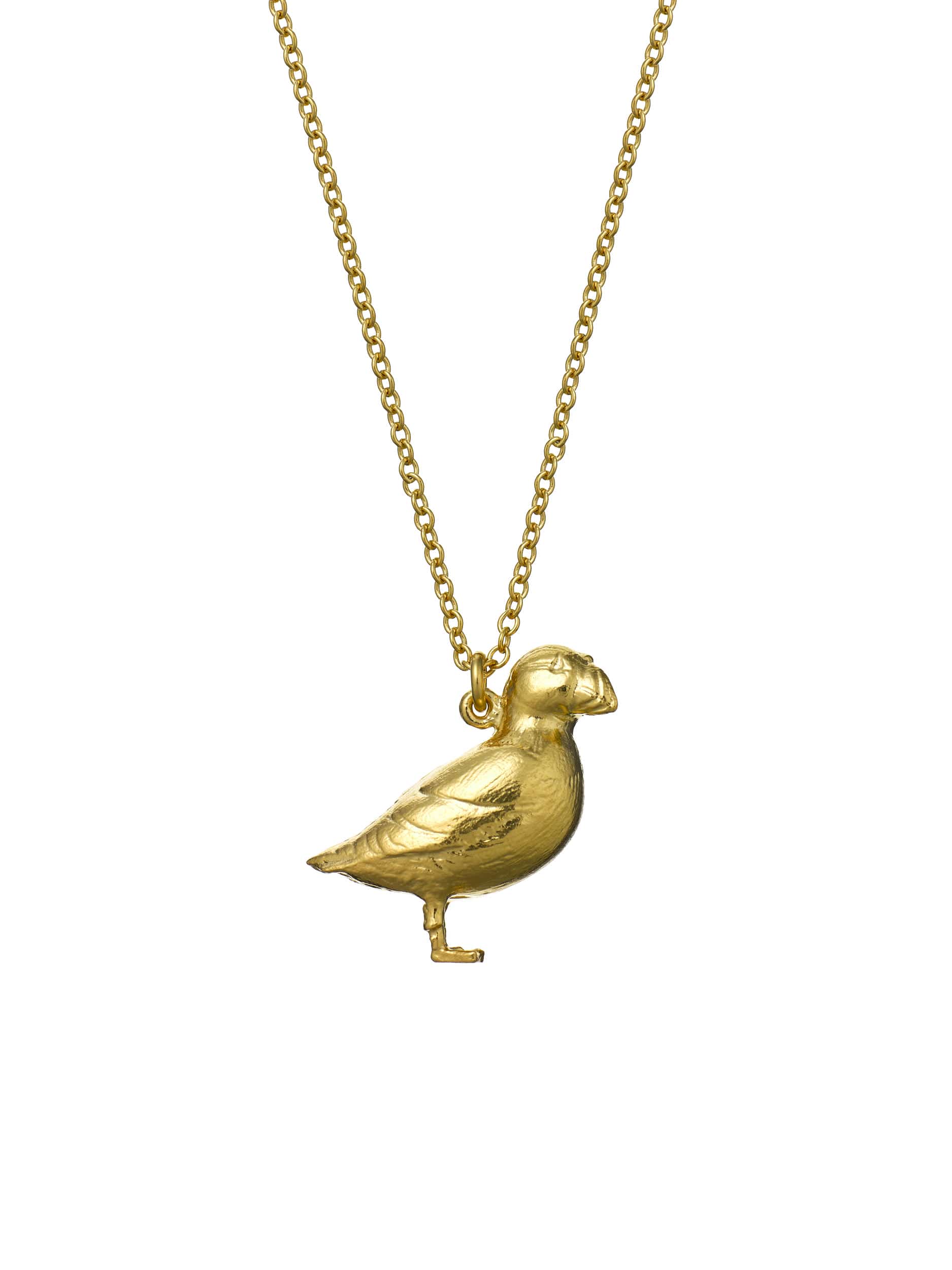 Puffin Necklace - image 1 | gold plate