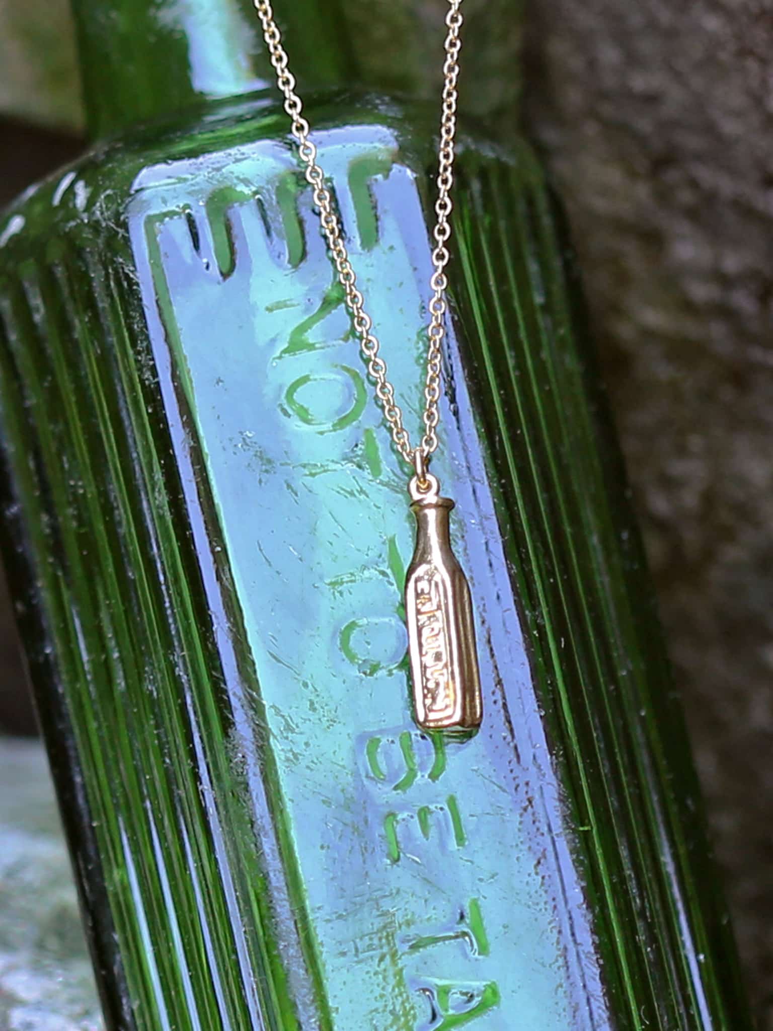 "Not To Be Taken'' Poison Bottle Necklace - image 4
