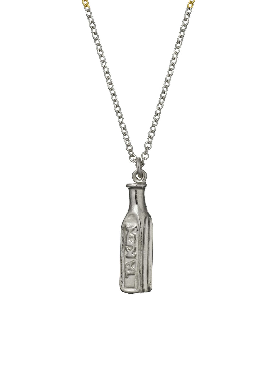 "Not To Be Taken'' Poison Bottle Necklace
