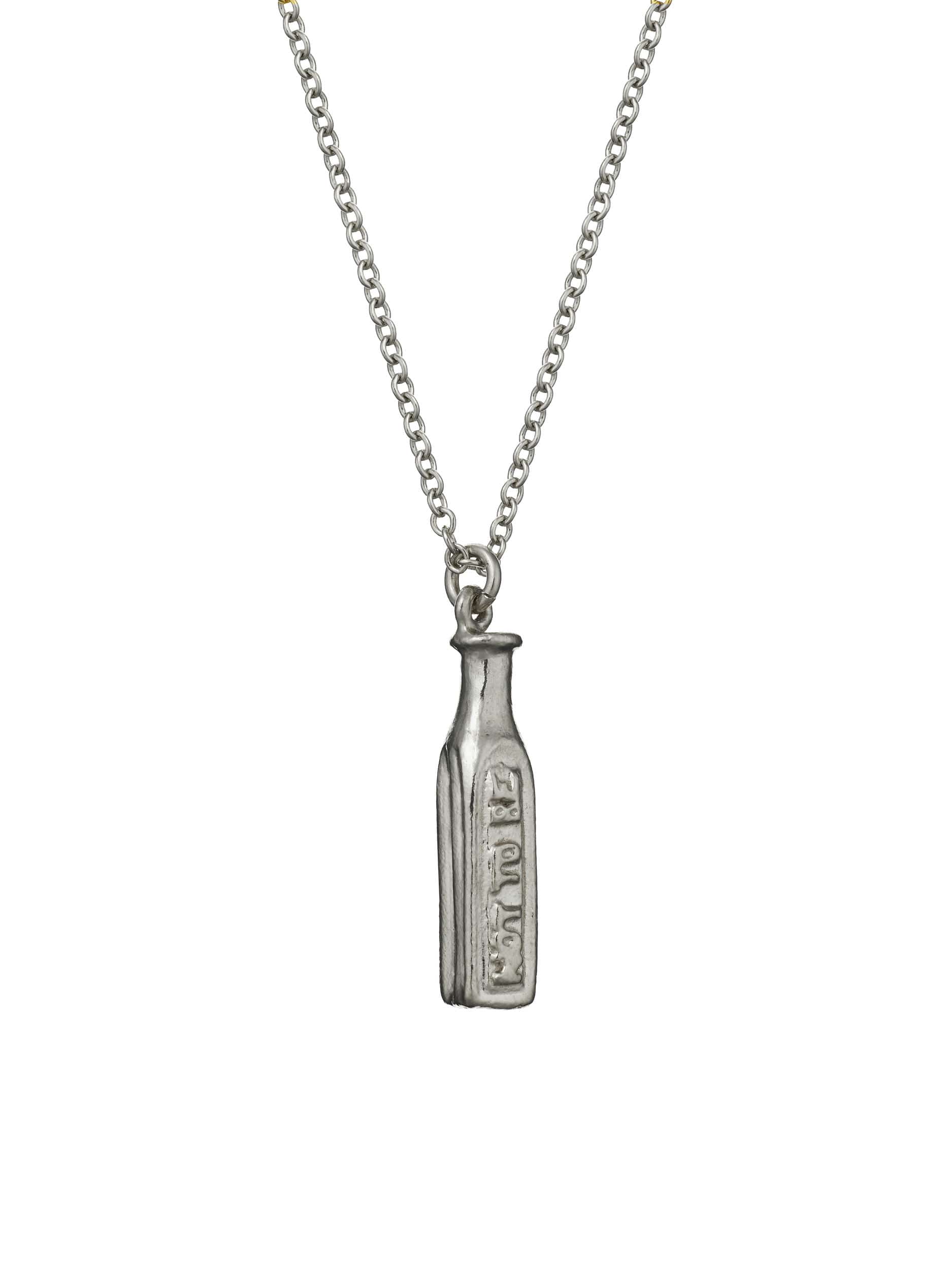 "Not To Be Taken'' Poison Bottle Necklace - image 10 | silver