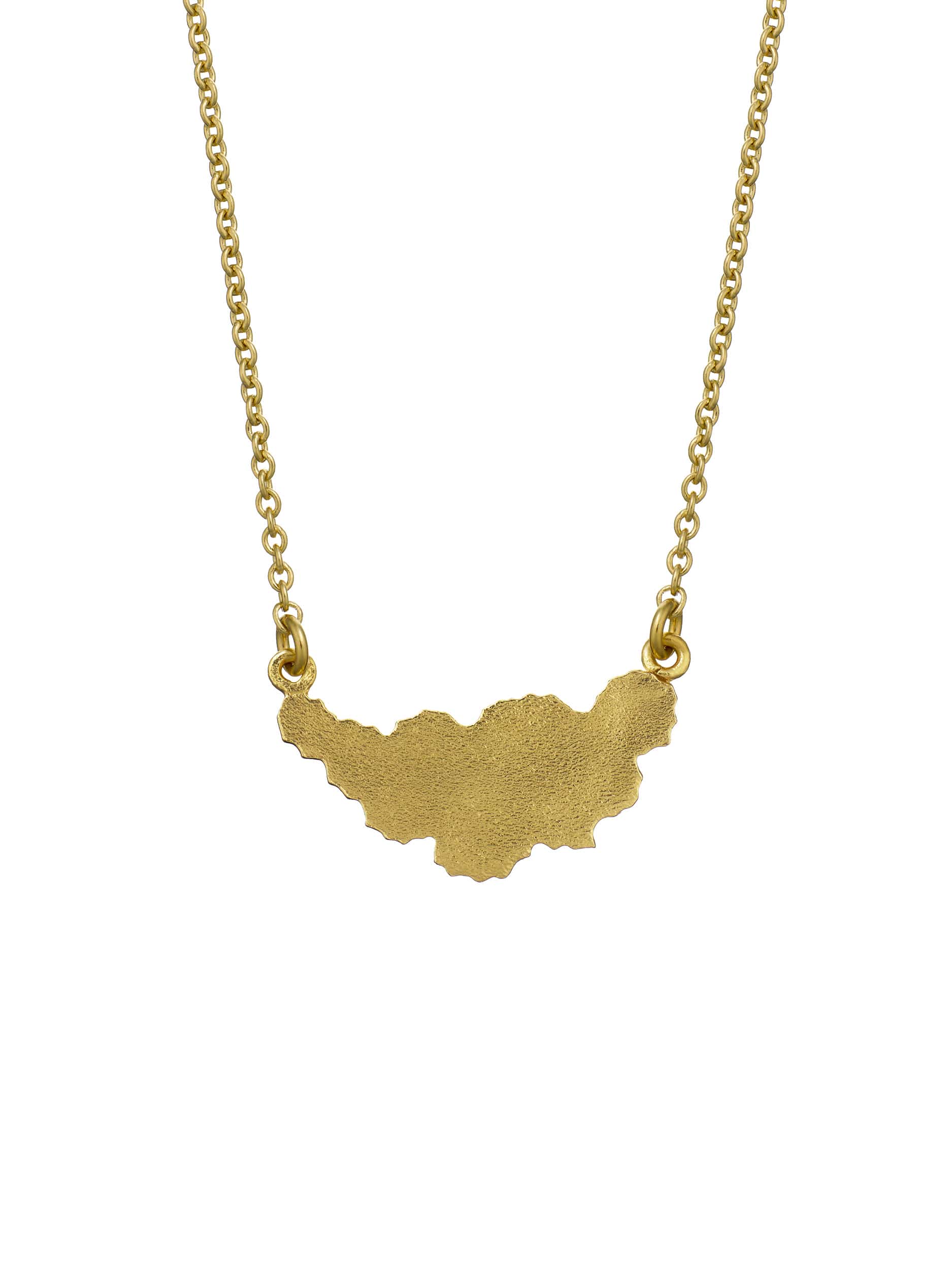 Limpet Cluster Inline Necklace - image 6 | gold plate