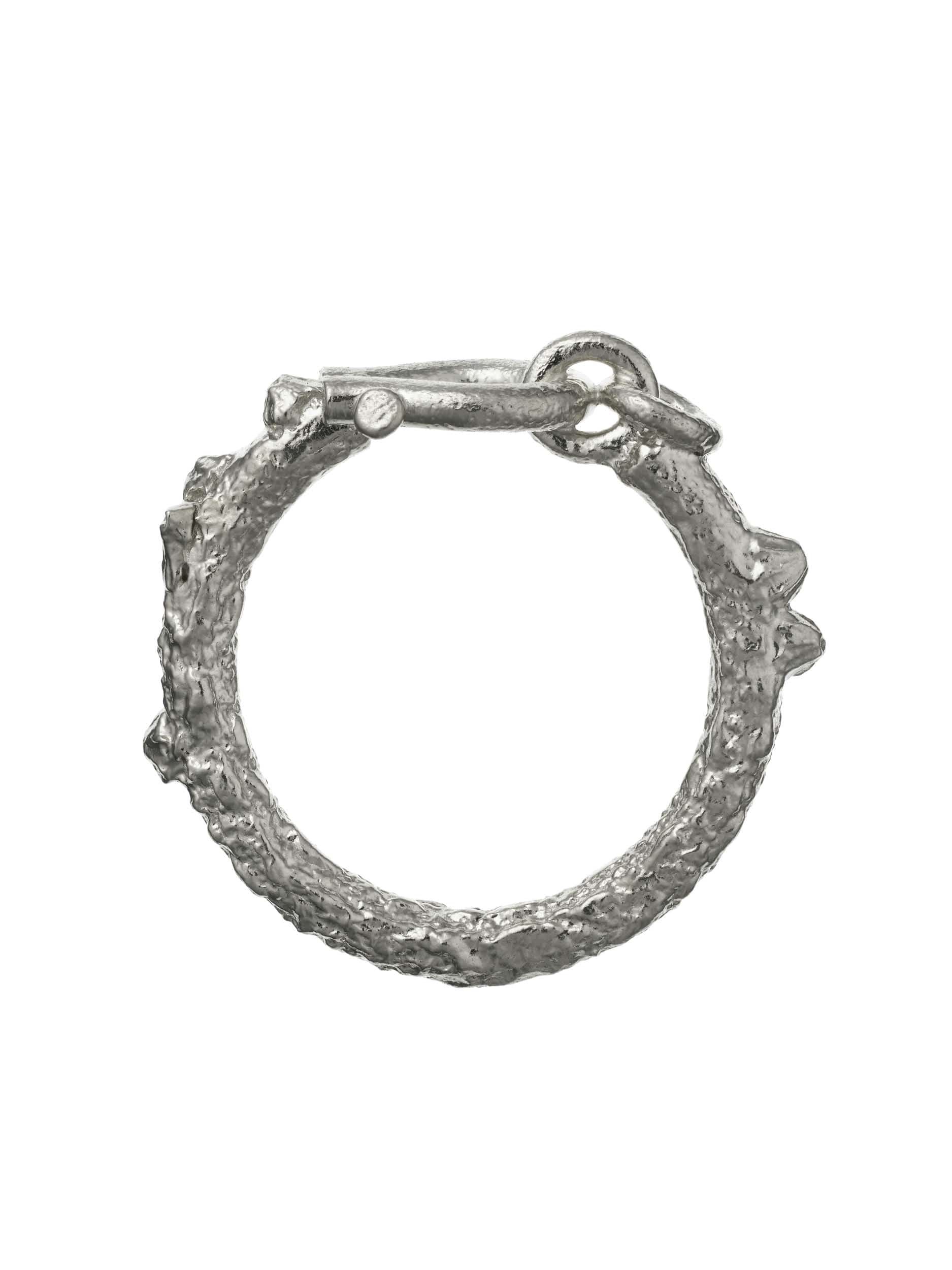 Aged Boatyard Link Ring - image 12 | silver