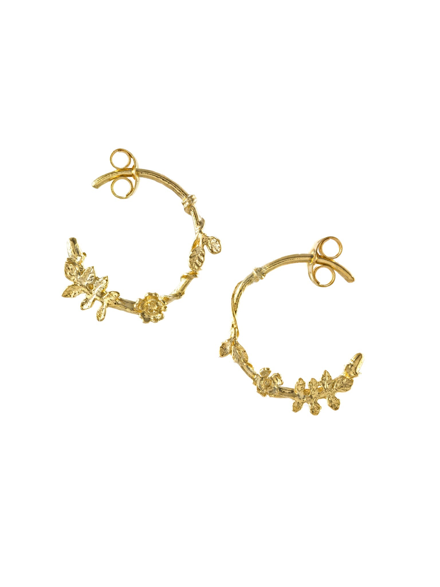 Rosa Folium Earrings - image 1 | 18ct yellow gold