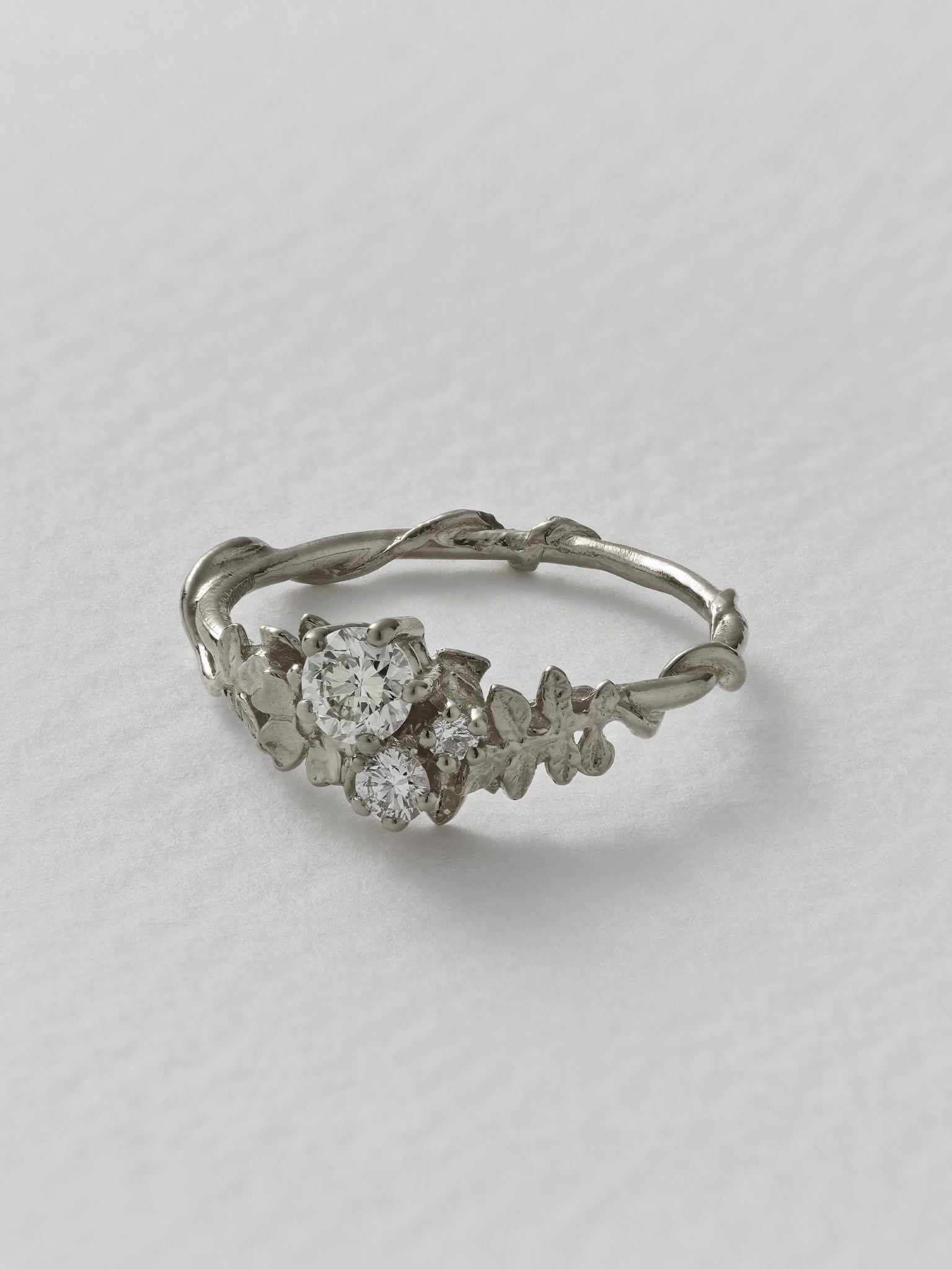 Rosarium Diamond Trilogy Ring - image 7 | 18ct white gold