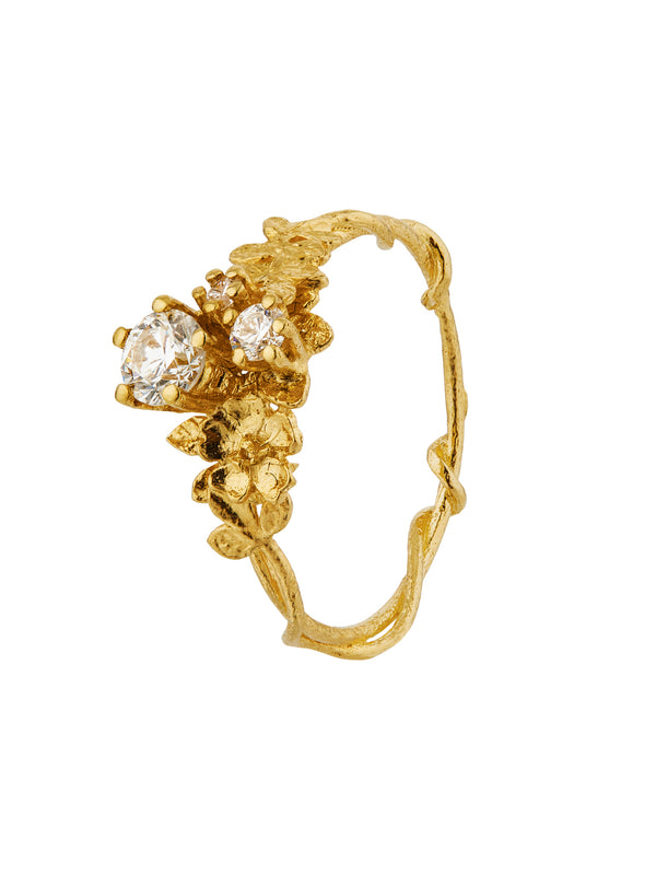 Rosarium Diamond Trilogy Ring