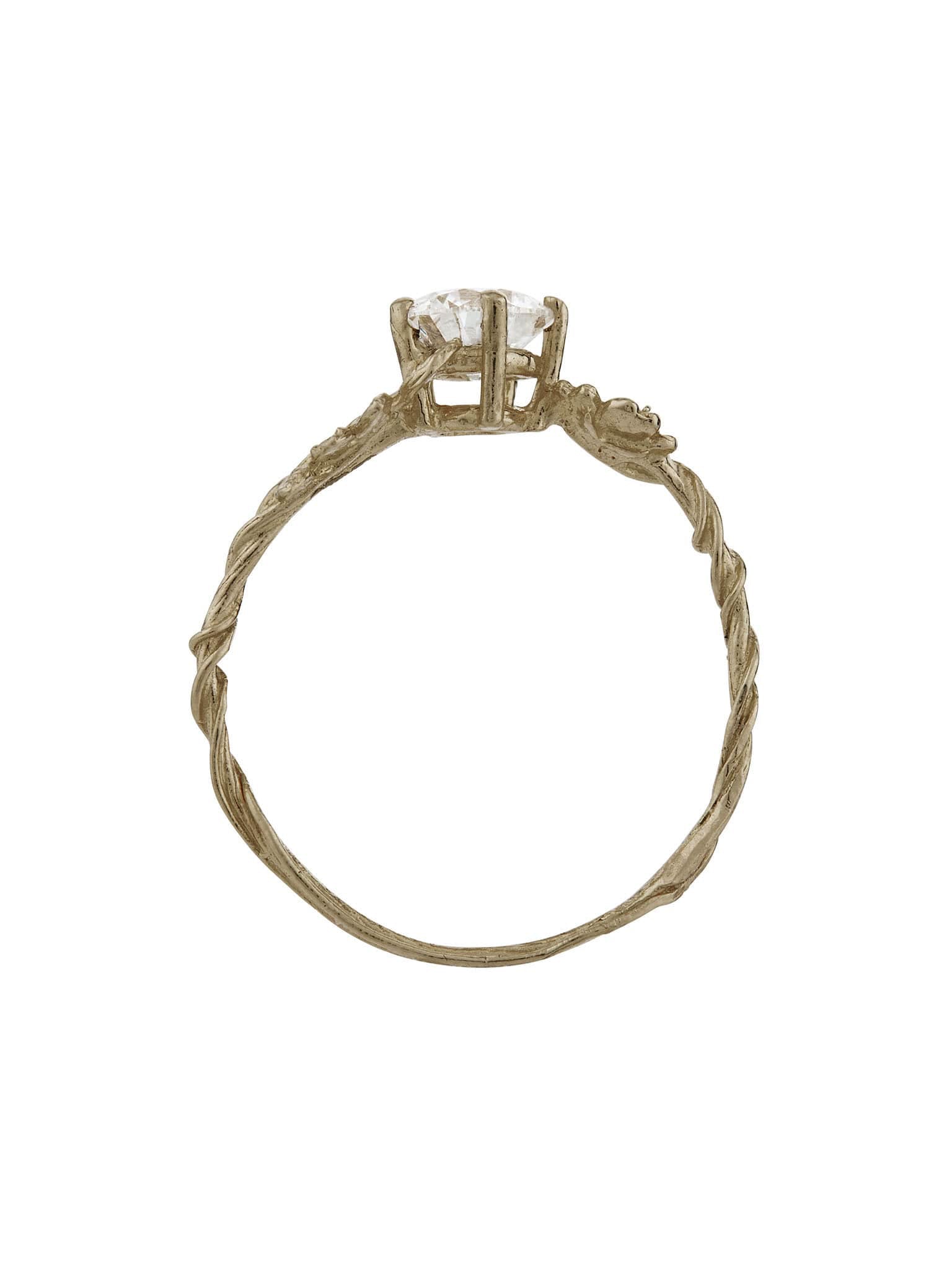 Rosa Stallata Solitaire Diamond Ring - image 9 | 18ct white gold