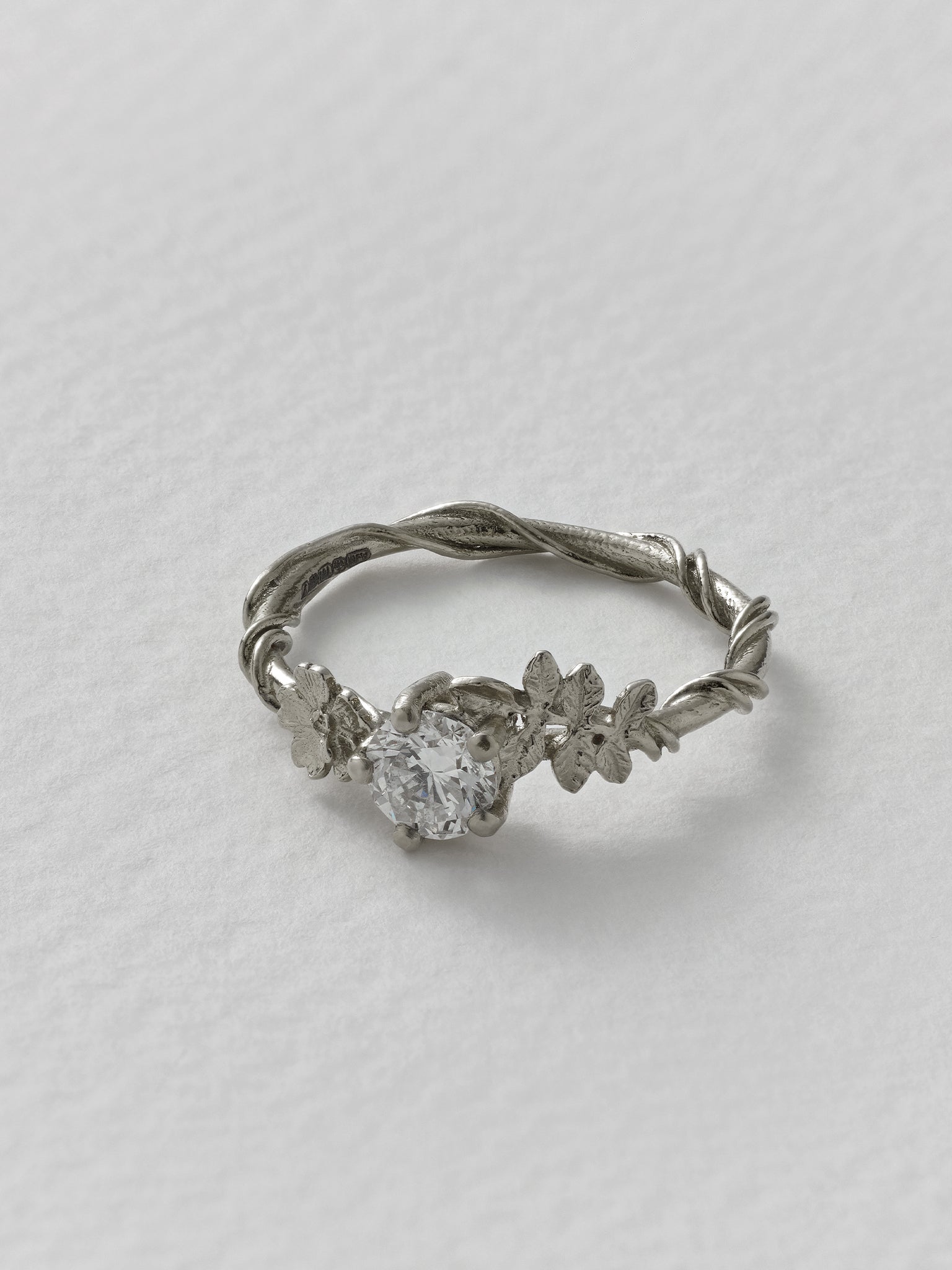 Rosa Stallata Solitaire Diamond Ring - image 8 | 18ct white gold