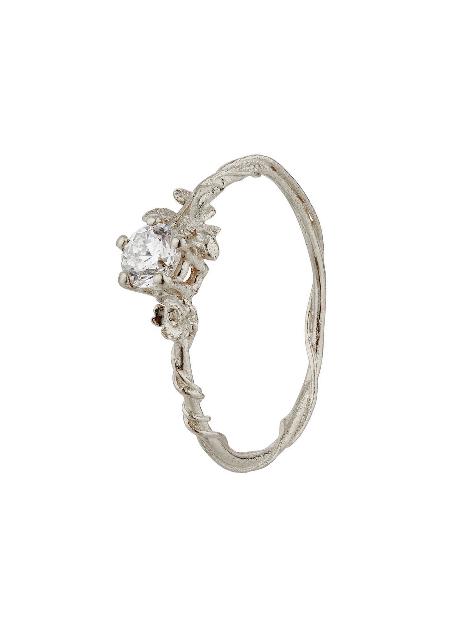 Rosa Alba Diamond Ring - image 13 | platinum