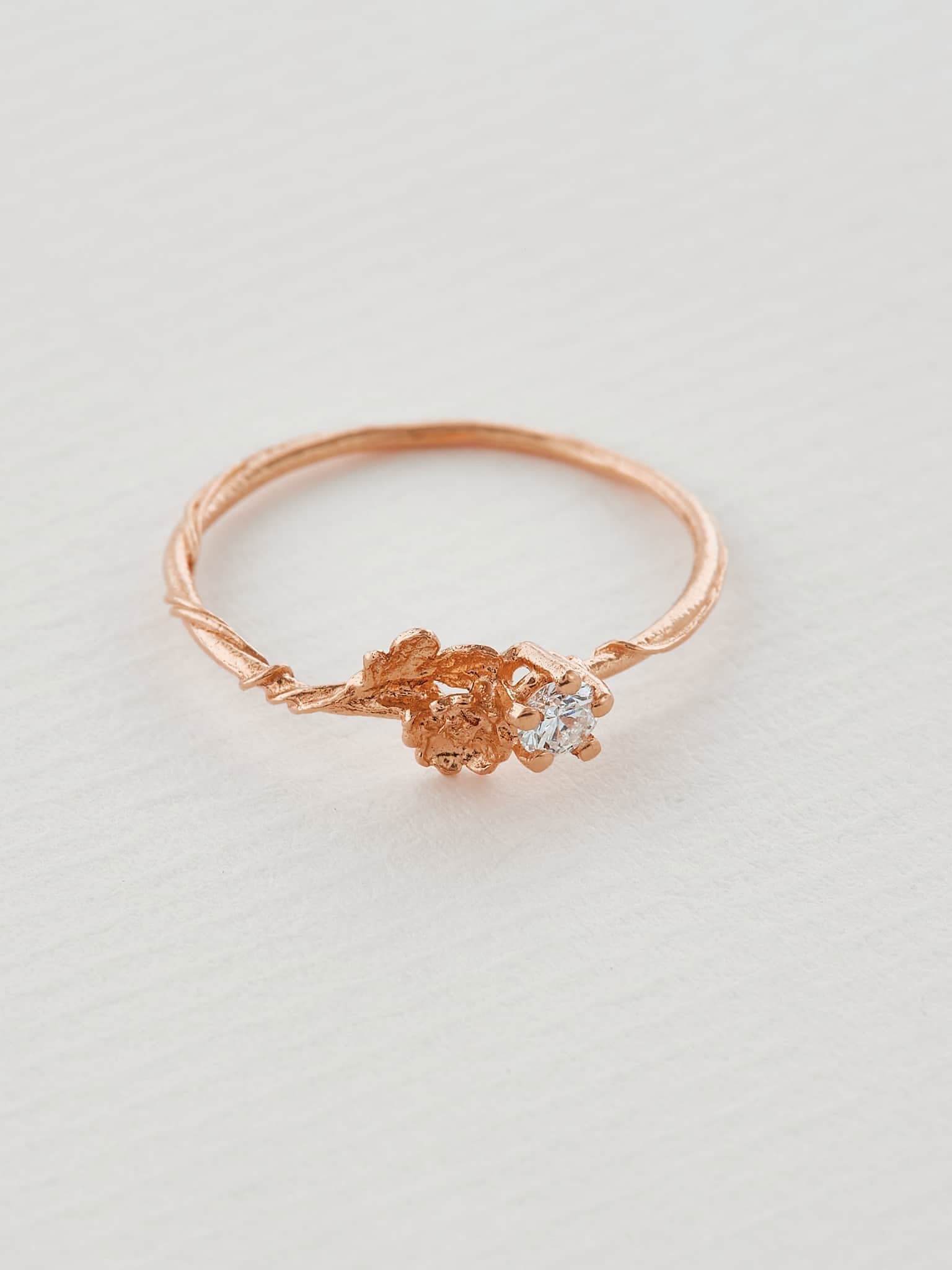Rosa Noisette Diamond Ring - image 8 | 18ct rose gold