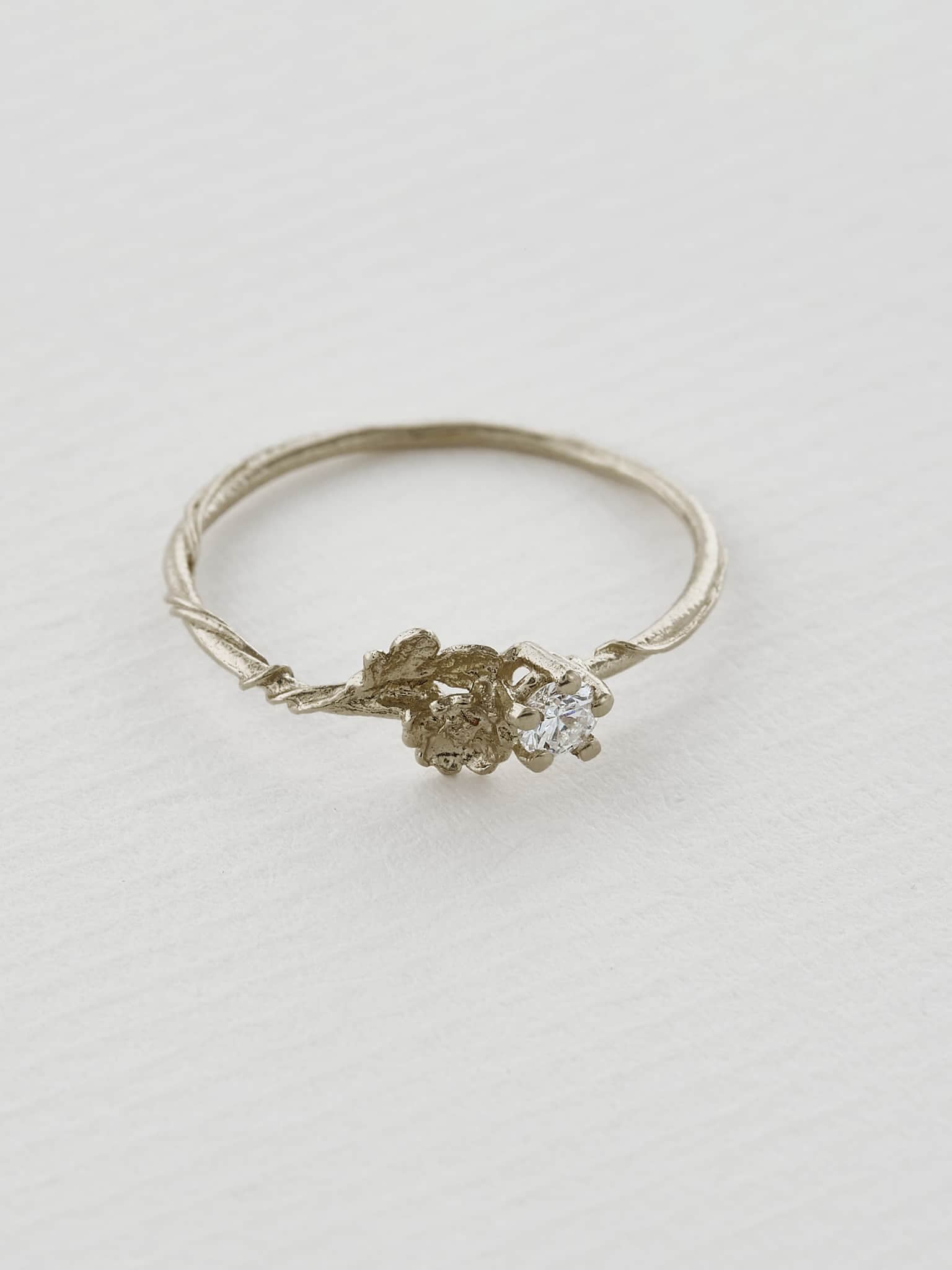 Rosa Noisette Diamond Ring - image 5 | 18ct white gold