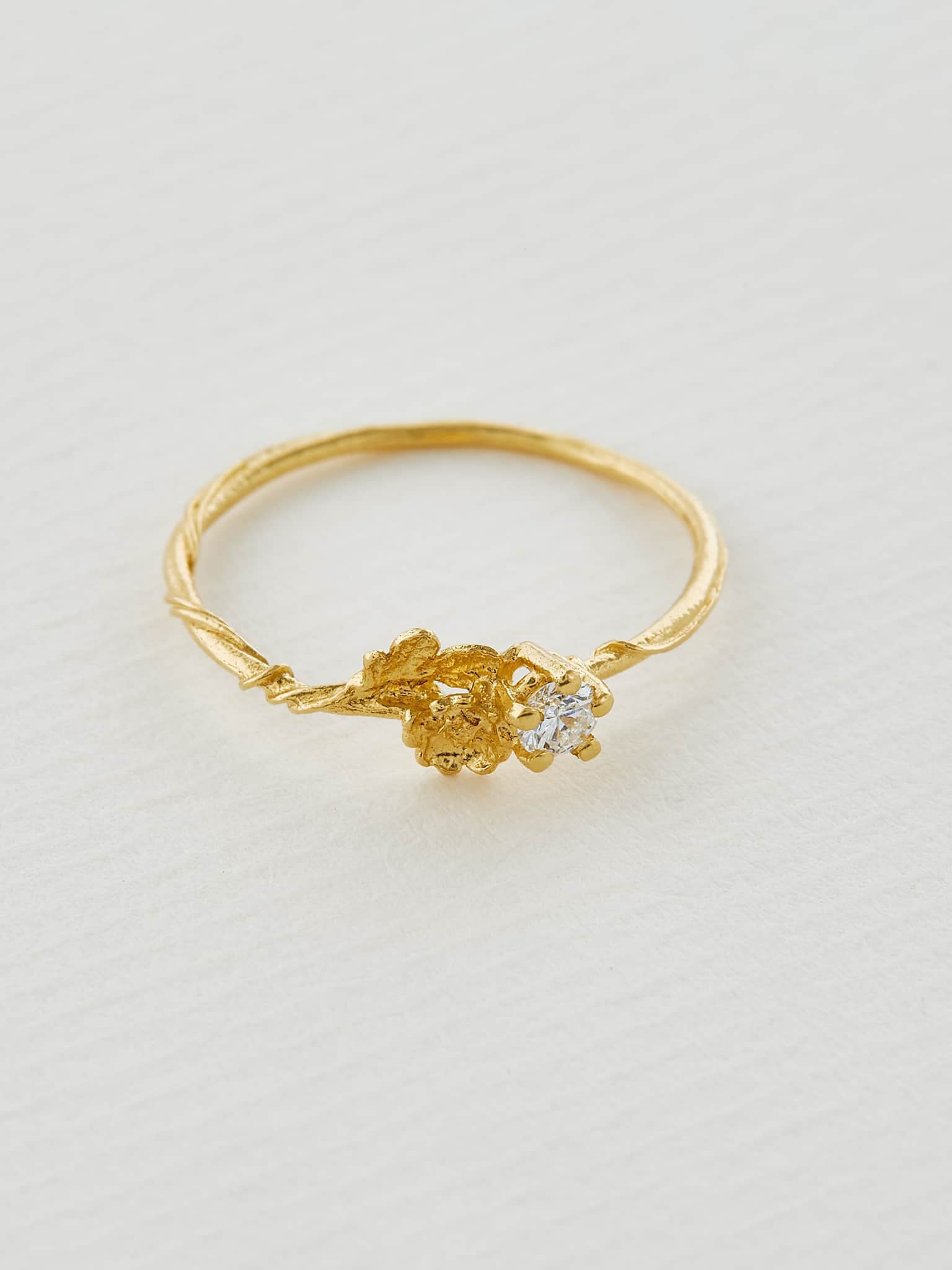 Rosa Noisette Diamond Ring - image 3 | 18ct yellow gold