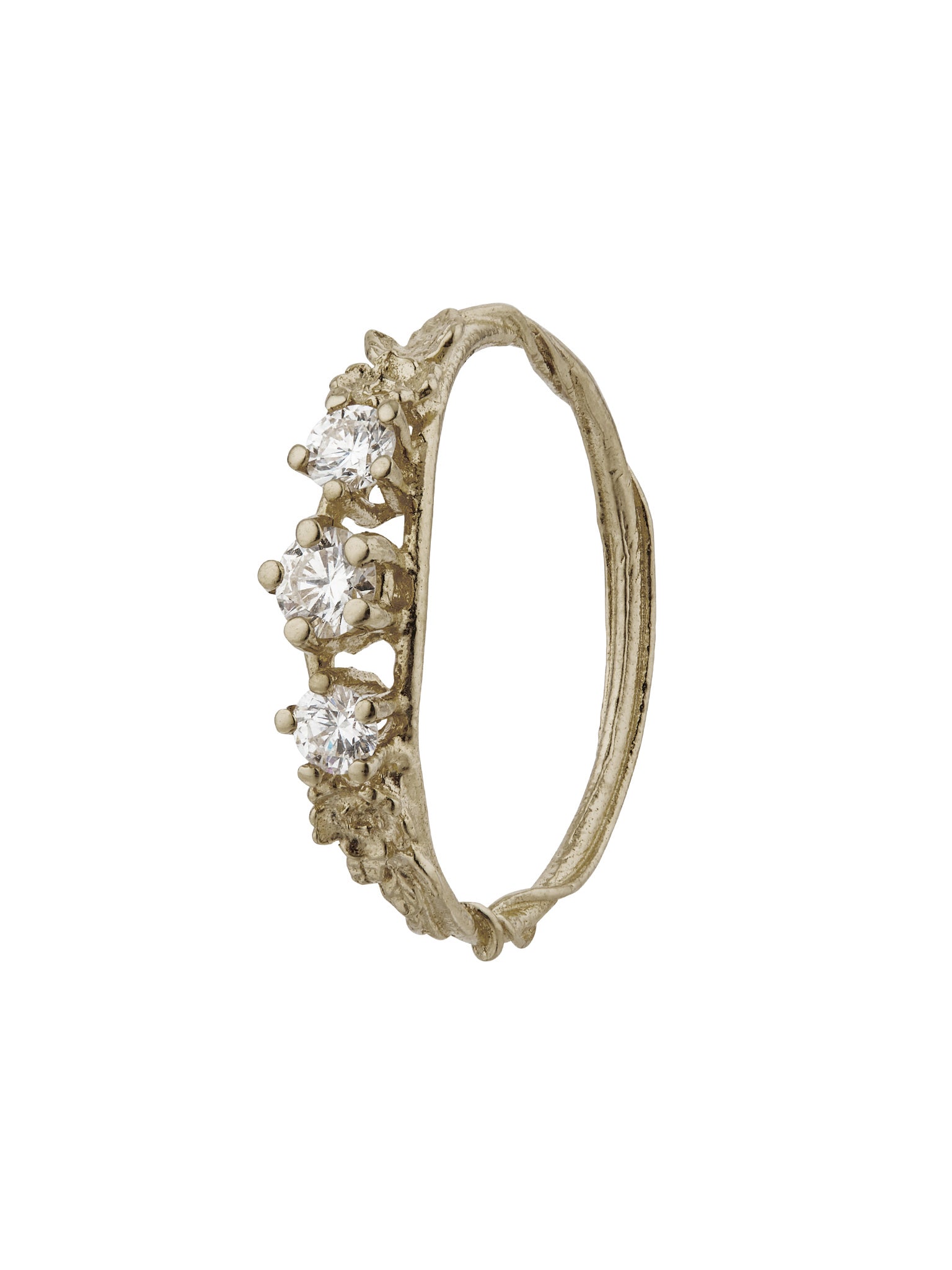 Rosa Centifolia Trilogy Diamond Ring - image 5 | 18ct white gold