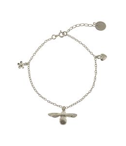 Silver Baby Bee Bracelet Product Photo