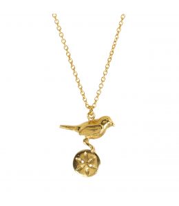 Gold Plate Cockney Sparrow Necklace Product Photo