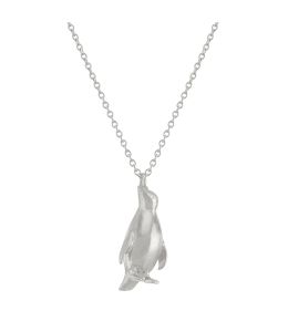 Silver Friends of the Earth Adelie Penguin Necklace Product Photo