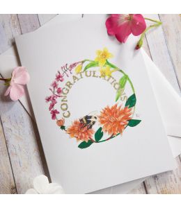 Congratulations Illustrated Greetings Card