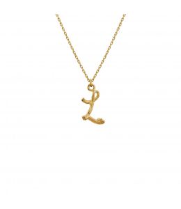 18ct Yellow Gold Enchanted Twig Alphabet - Letter L Product Photo