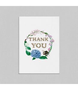 Thank You Illustrated Greetings Card