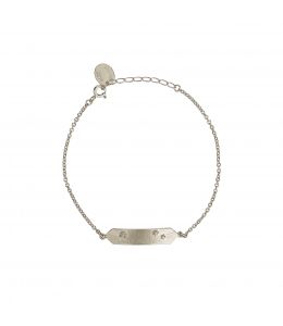Silver Sail into the Sunset Engraved I-D Bracelet Product Photo