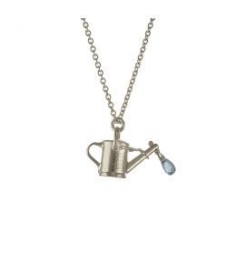Silver Watering Can Necklace Product Photo