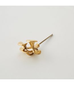 Mushroom Cluster Brass Drawer Handle