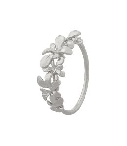Silver Sprouting Rosette Ring Product Photo