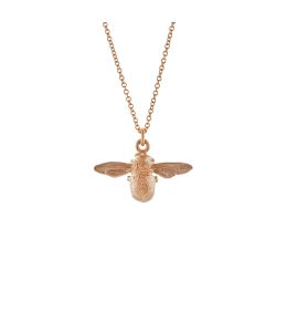 18ct Rose Gold 18ct Inbetweeny Bee Necklace Product Photo