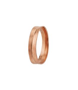 18ct Rose Gold Grass Blade 3 mm Band Product Photo
