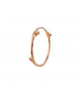 18ct Rose Gold Fine Twig Ring Product Photo