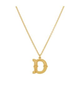 Gold Plate Just my Type Letter D Necklace Product Photo
