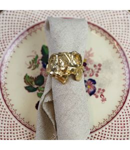 Wrapped Chard Brass Napkin Ring