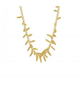 Gold Plate Fennel 'Kissing Seed' Necklace Product Photo