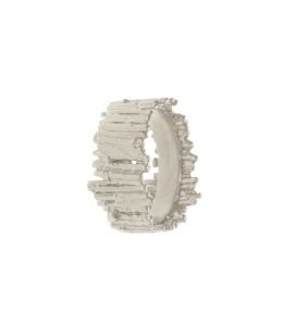 Silver Tree Bark Wide Ring Product Photo