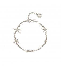 Silver Starfish Constellation Bracelet Product Photo