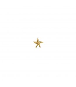18ct Yellow Gold Teeny Tiny Starfish Single Stud Earring Product Photo