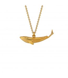 Baby Blue Whale Necklace Product Photo