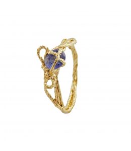 Present Ring with Ethical Oval Blue Sapphire Product Photo