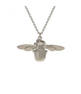 Silver Bumblebee Necklace Product Photo