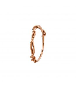 18ct Rose Gold Entwined Ring Product Photo