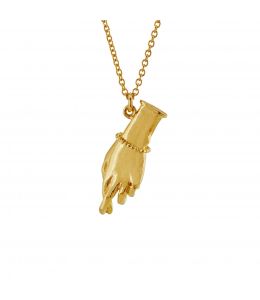 Gold Plate Wish Me Luck Necklace  Product Photo