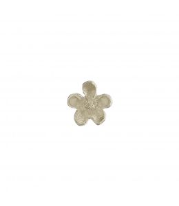 18ct White Gold Posy Flower Single Stud Earring Product Photo