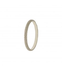 18ct White Gold 1.5mm Bee Texture Band Product Photo