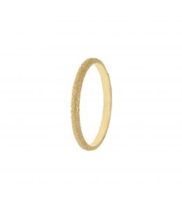 18ct Yellow Gold 1.5mm Bee Texture Band Product Photo