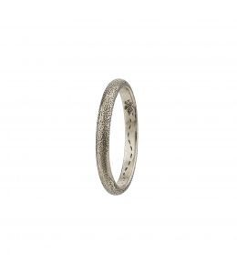 Platinum 2mm Bee Texture Band with Hidden Engraving Product Photo