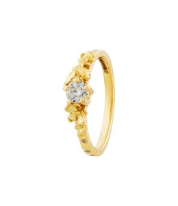 18ct Yellow Gold Beekeeper Jardinière Ring  Product Photo