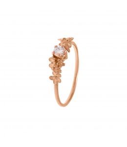 18ct Rose Gold Beekeeper Garden Ring with 0.11ct Diamond Product Photo
