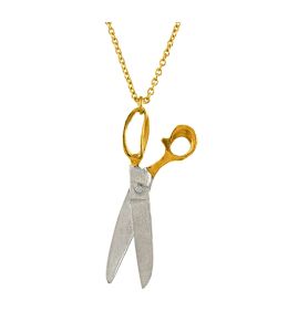 Shearing Scissors Necklace on Paper