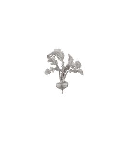 Leafy Turnip Pin Brooch | Alex Monroe Jewellery